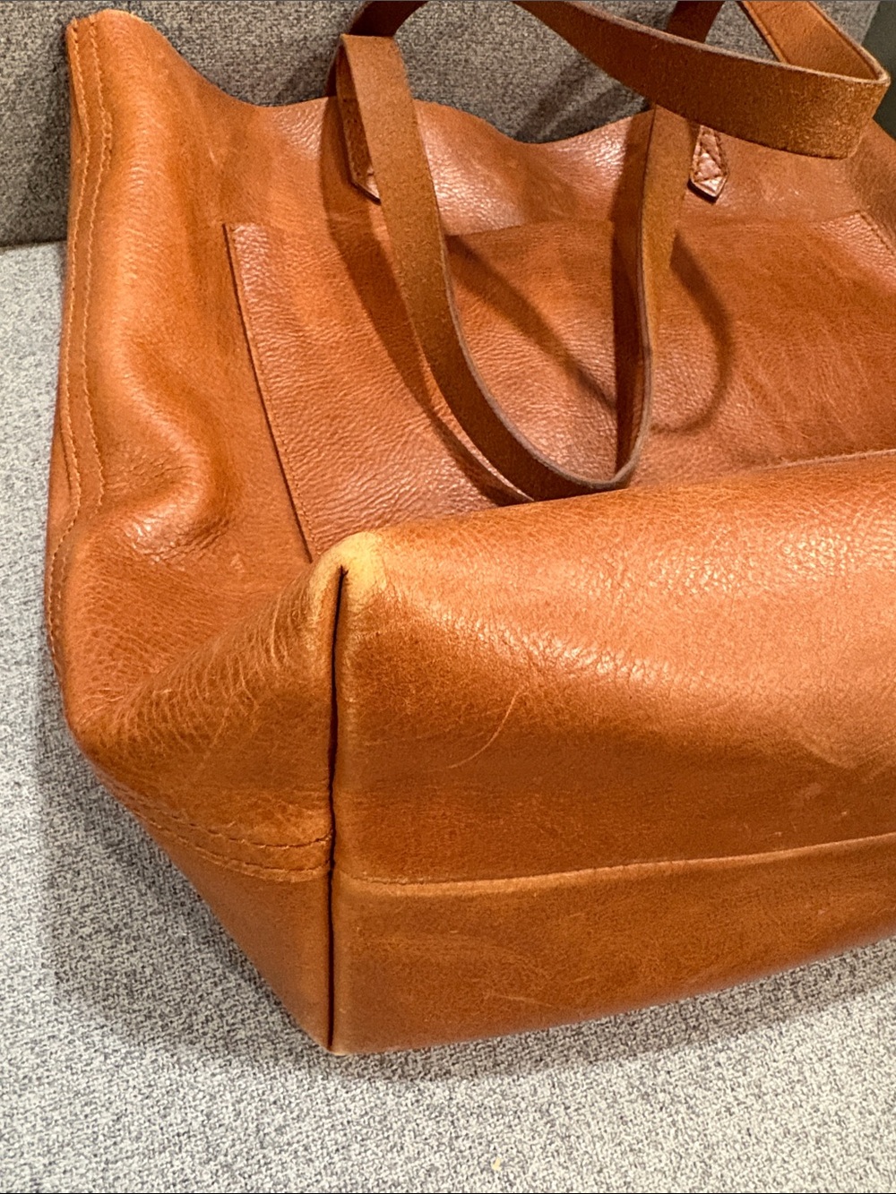 Madewell Transport Classic Leather Tote Bag in Brown - Picture 5 of 7